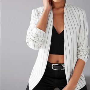 Linen stripe jacket